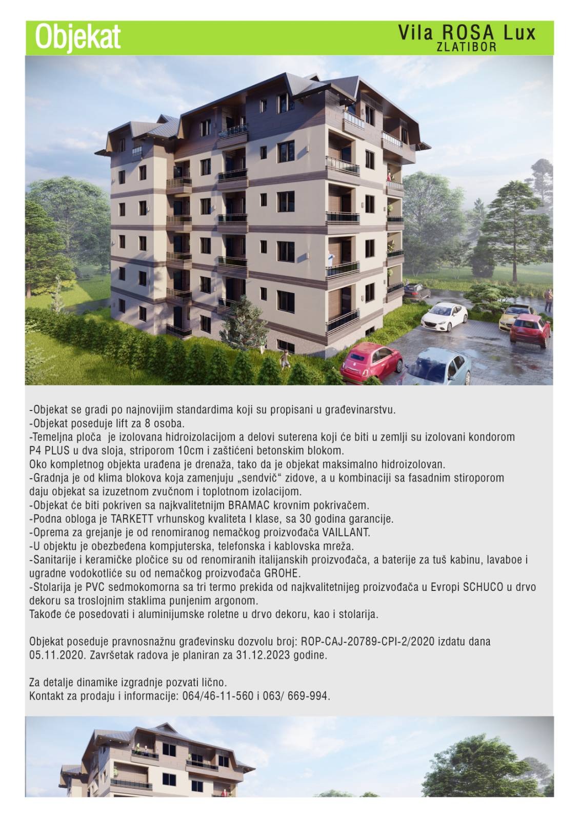 Prodaja apartmana na Zlatiboru u izgradnji direktno od investitora bez posrednika