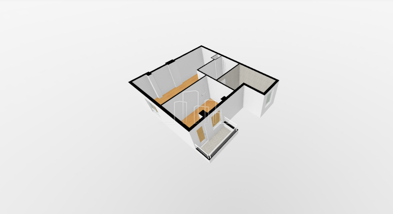 Novogradnja dvosoban komforan stan dvostrane orijentacije  48.55m² Kotor Varoš