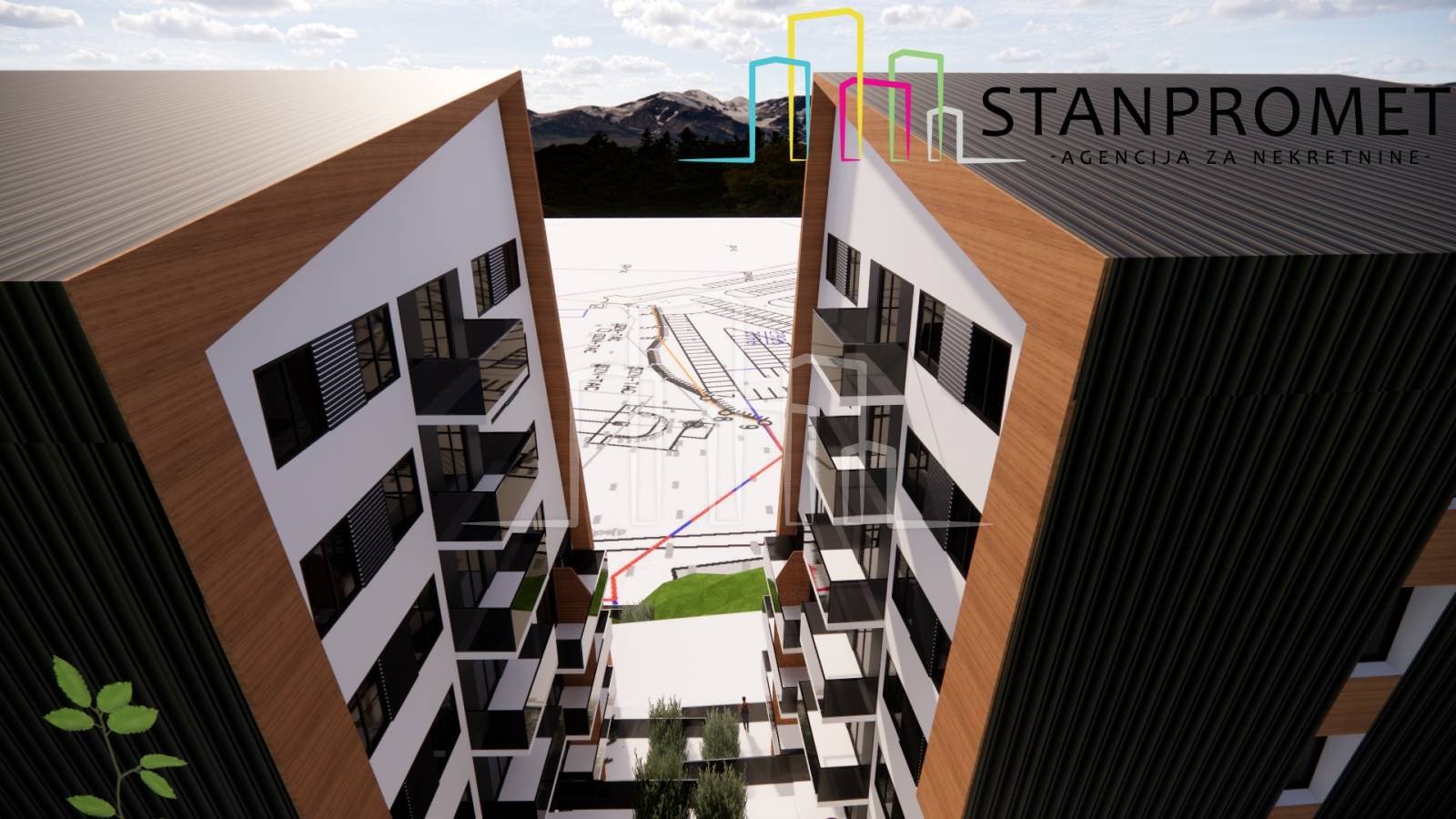 Apartman dvije spavaće od 42,28m² izgradnji Ski Centar Ravna Planina