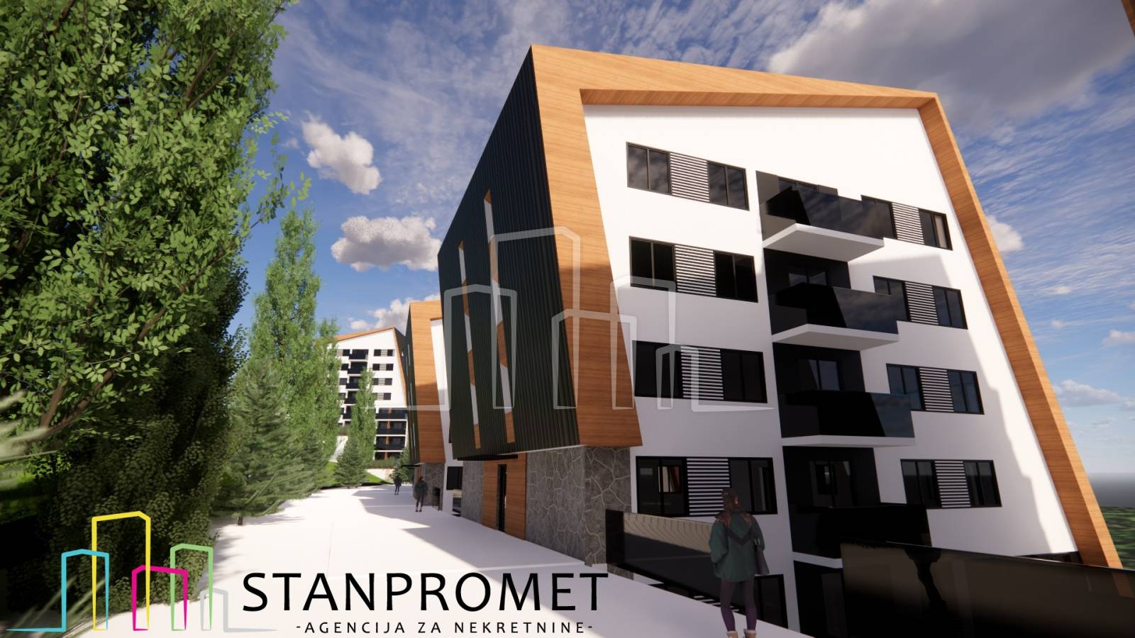 Apartman jedna spavaća komforan 39.78m² u izgradnji Ski Centar Ravna Planina