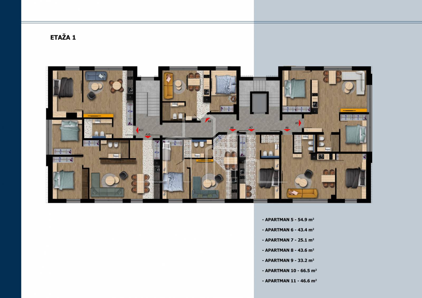 Prodaja manji dvosoban apartman 9 Horizont Jahorina