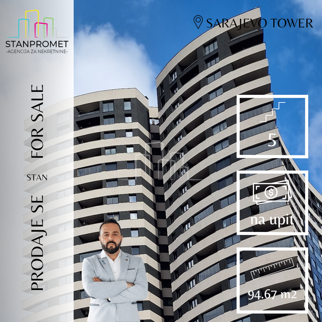 Prodaja četverosoban stan 94.67m² Sarajevo Tower