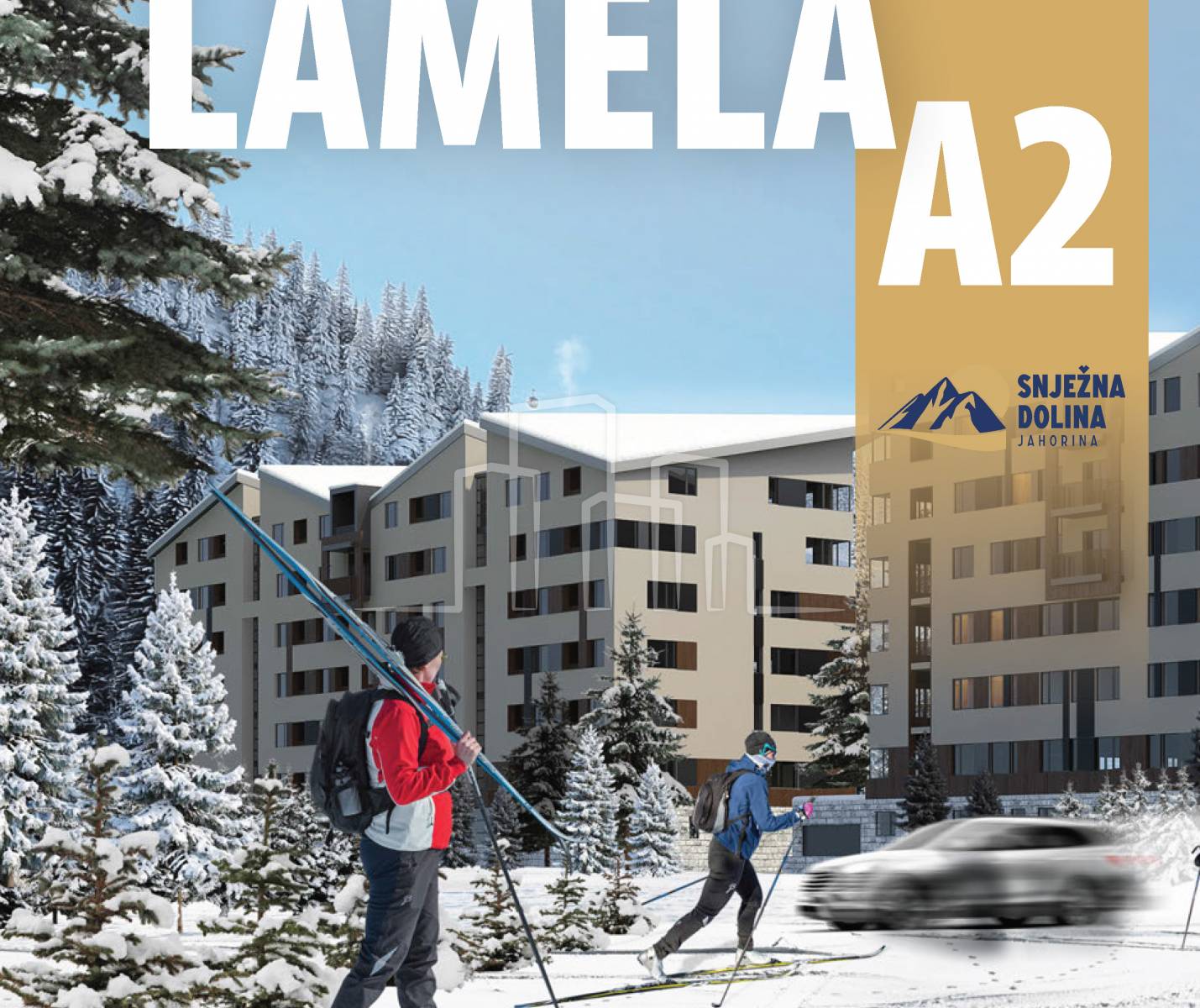 Studio apartman od 26,58 u izgradnji Snježna dolina Faza 2 Jahorina Lamela A1 i A2