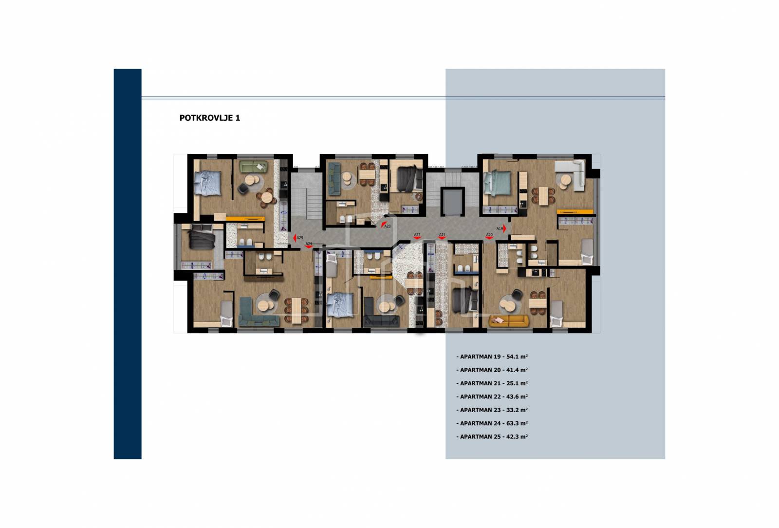 Lux Trosoban apartman 19 Horizont Jahorina Prodaja