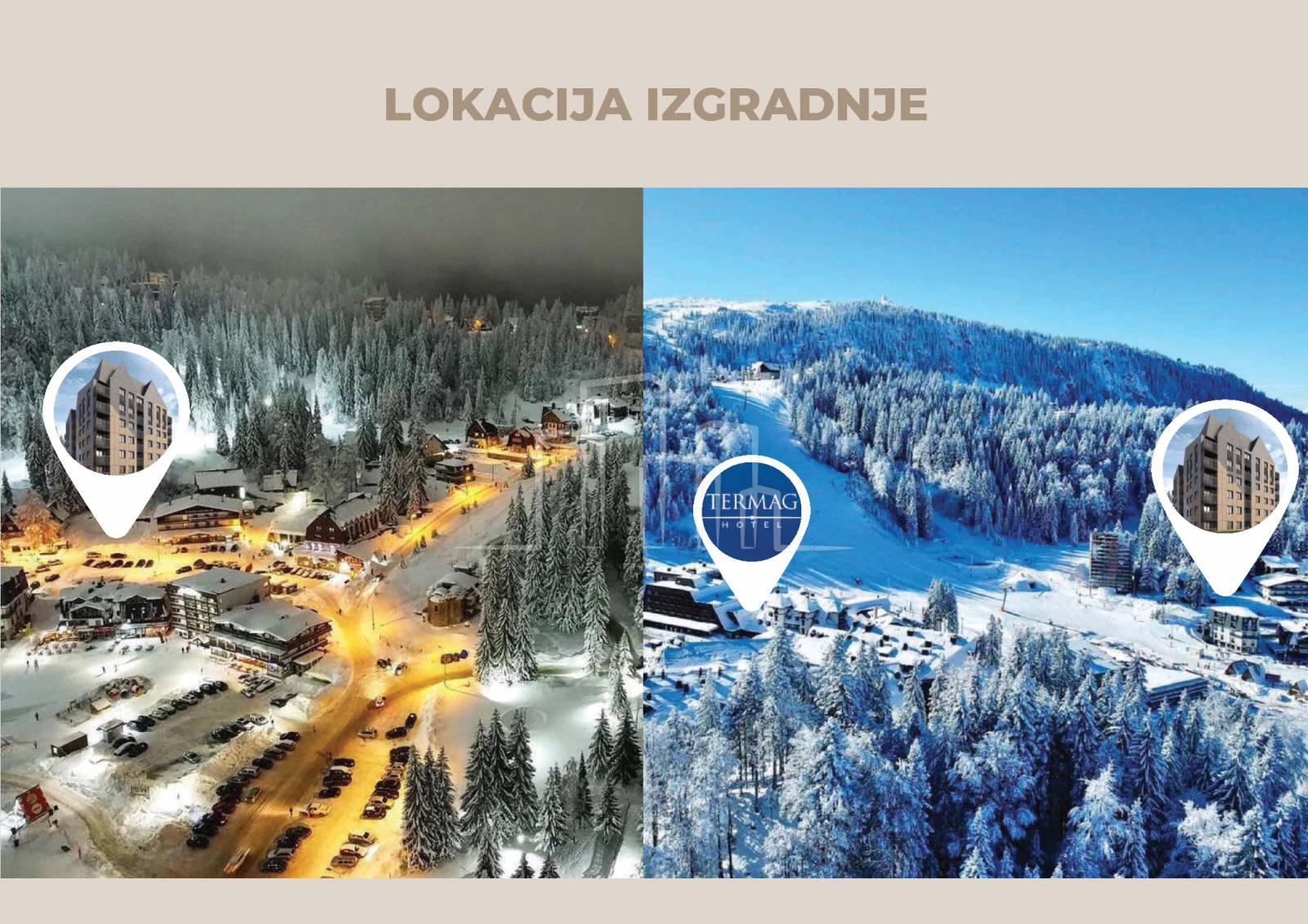 Apartman u izgradnji 40,64m² sprat 3 Jahorina Poljice ApartHotel Pahulja