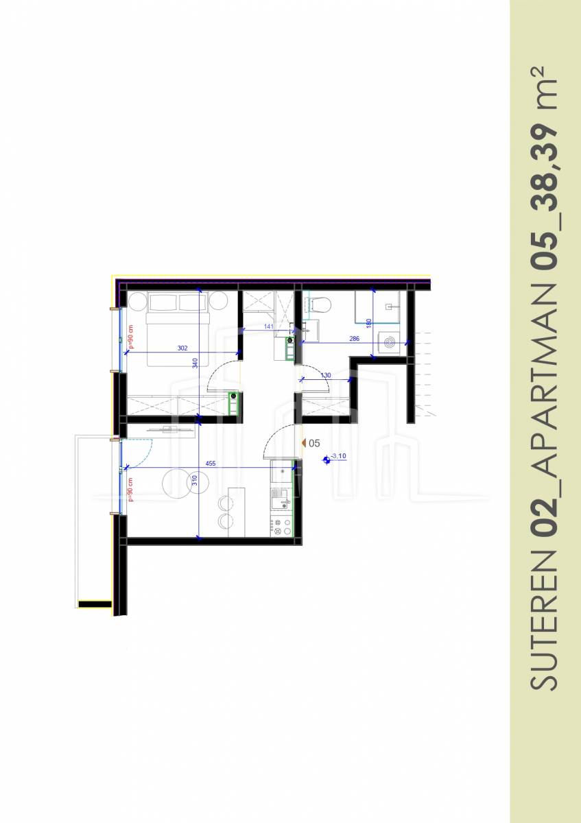 Dvosoban apartman 5 ApartVila Jahorina 38.39m² prodaja