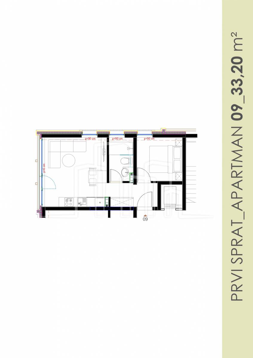 Dvosoban apartman 9 ApartVila Jahorina 33.20m² prodaja