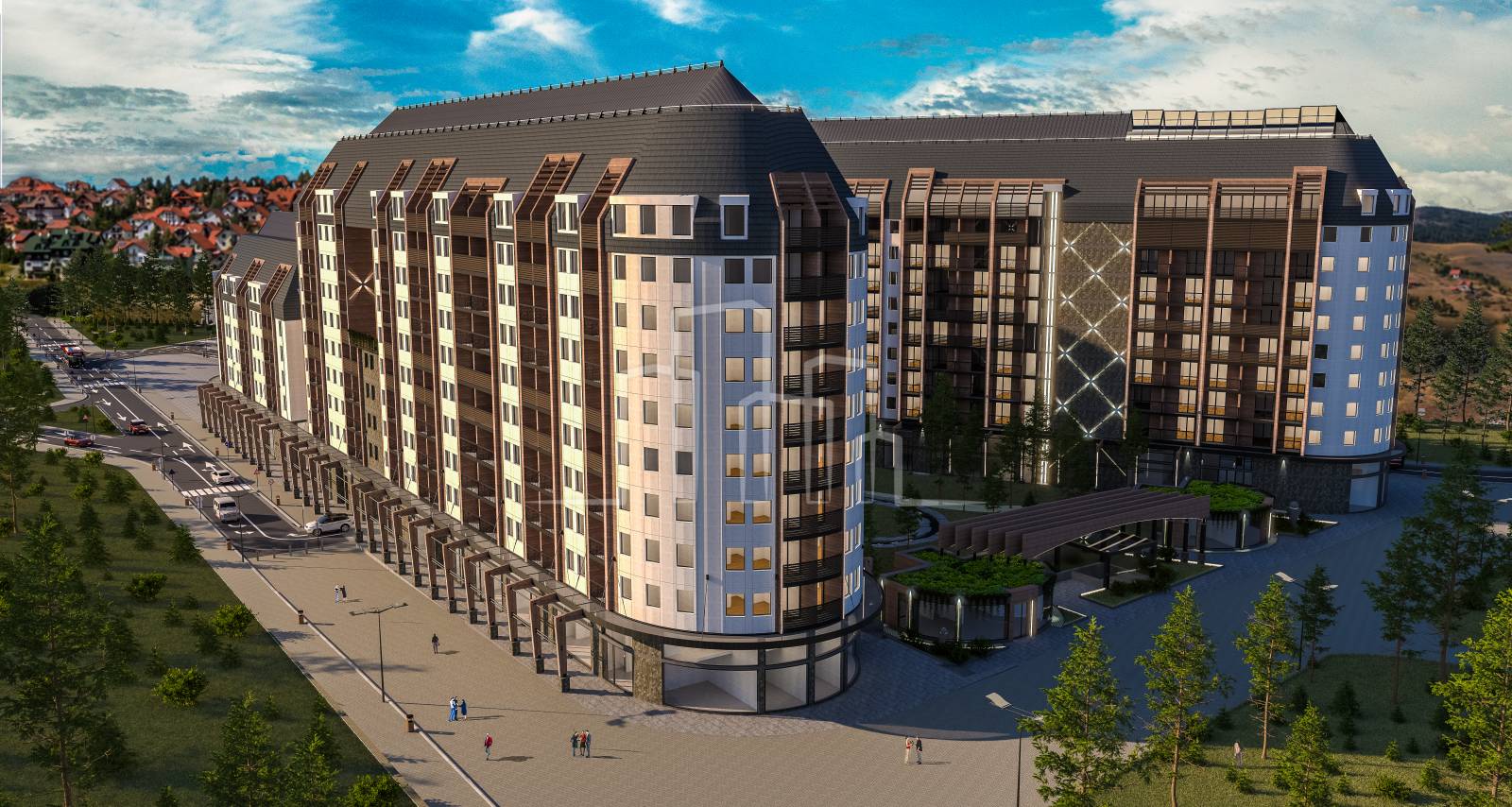 Studio Apartman sa ostavom Zlatibor 29,56m² Balkan Square Garden