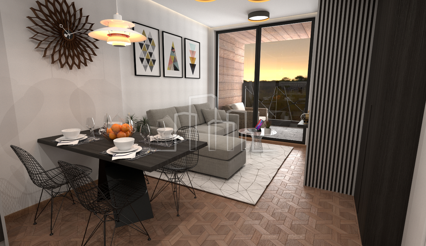 Studio Apartman sa ostavom Zlatibor 29,56m² Balkan Square Garden