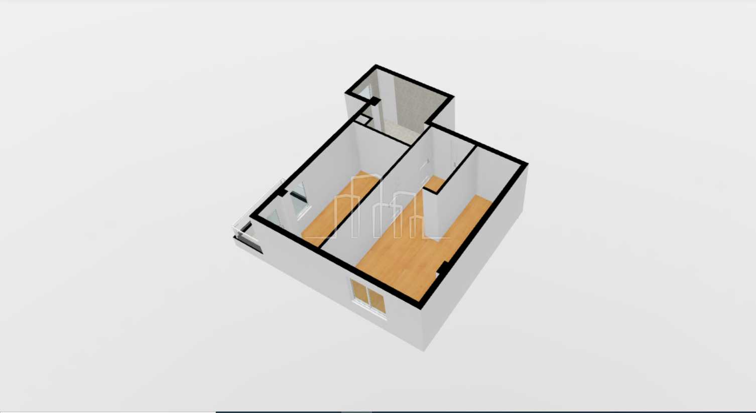 Novogradnja dvosoban stan dvostrane orijentacije  43.90m² Kotor Varoš