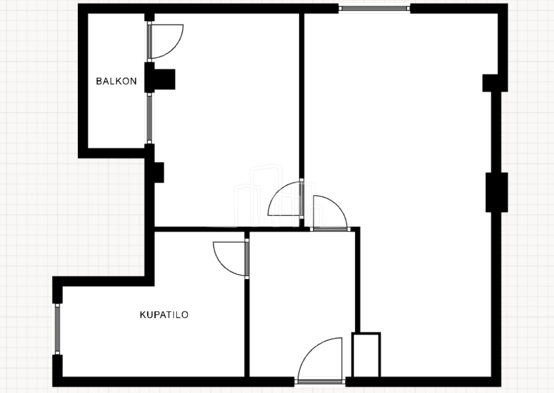 Novogradnja dvosoban komforan stan dvostrane orijentacije  48.55m² Kotor Varoš