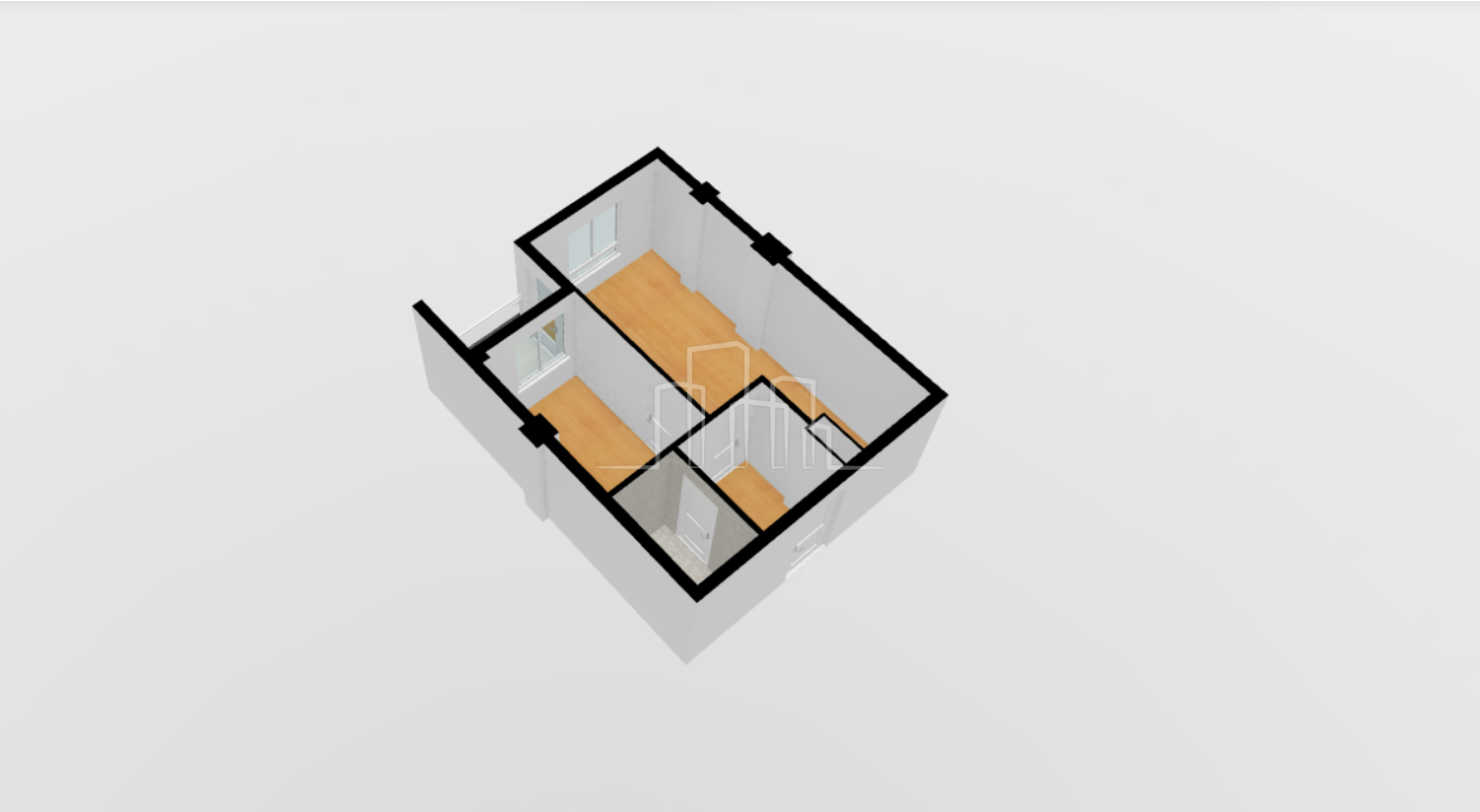 Novogradnja dvosoban stan 41.45m² Kotor Varoš