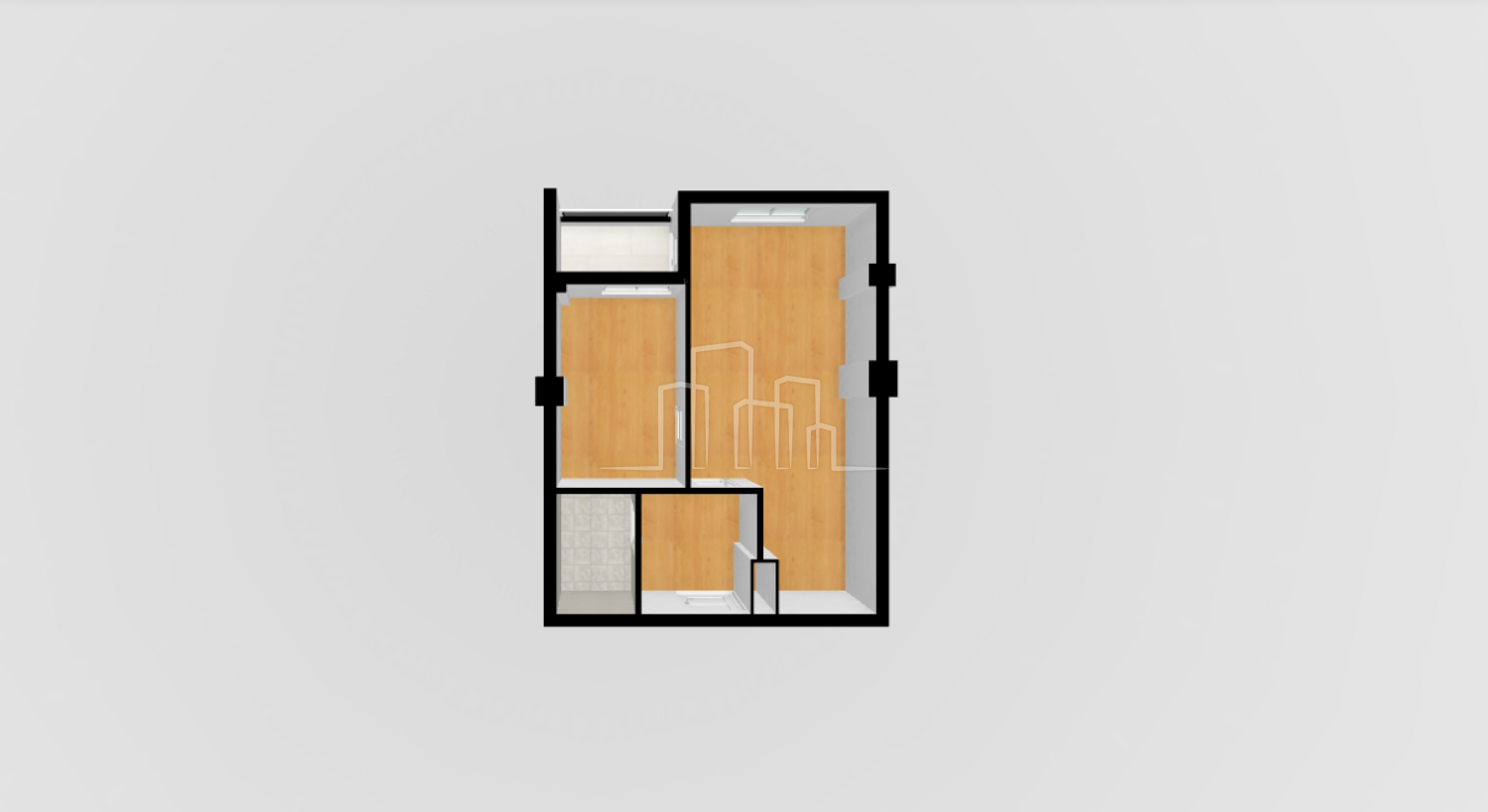 Novogradnja dvosoban stan 41.45m² Kotor Varoš