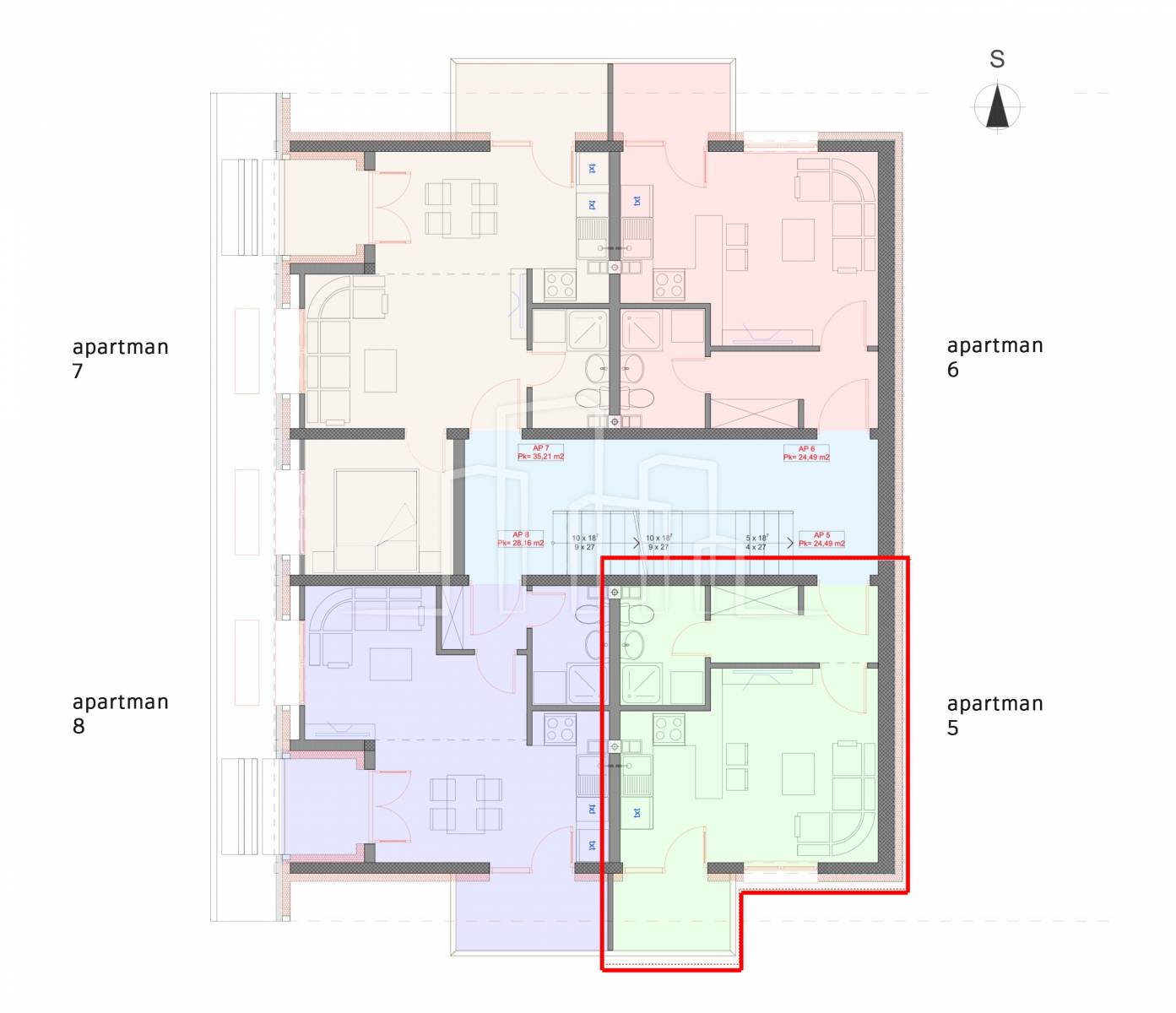 Studio apartman od 24,49m² u izgradnji Ski Centar Ravna Planina