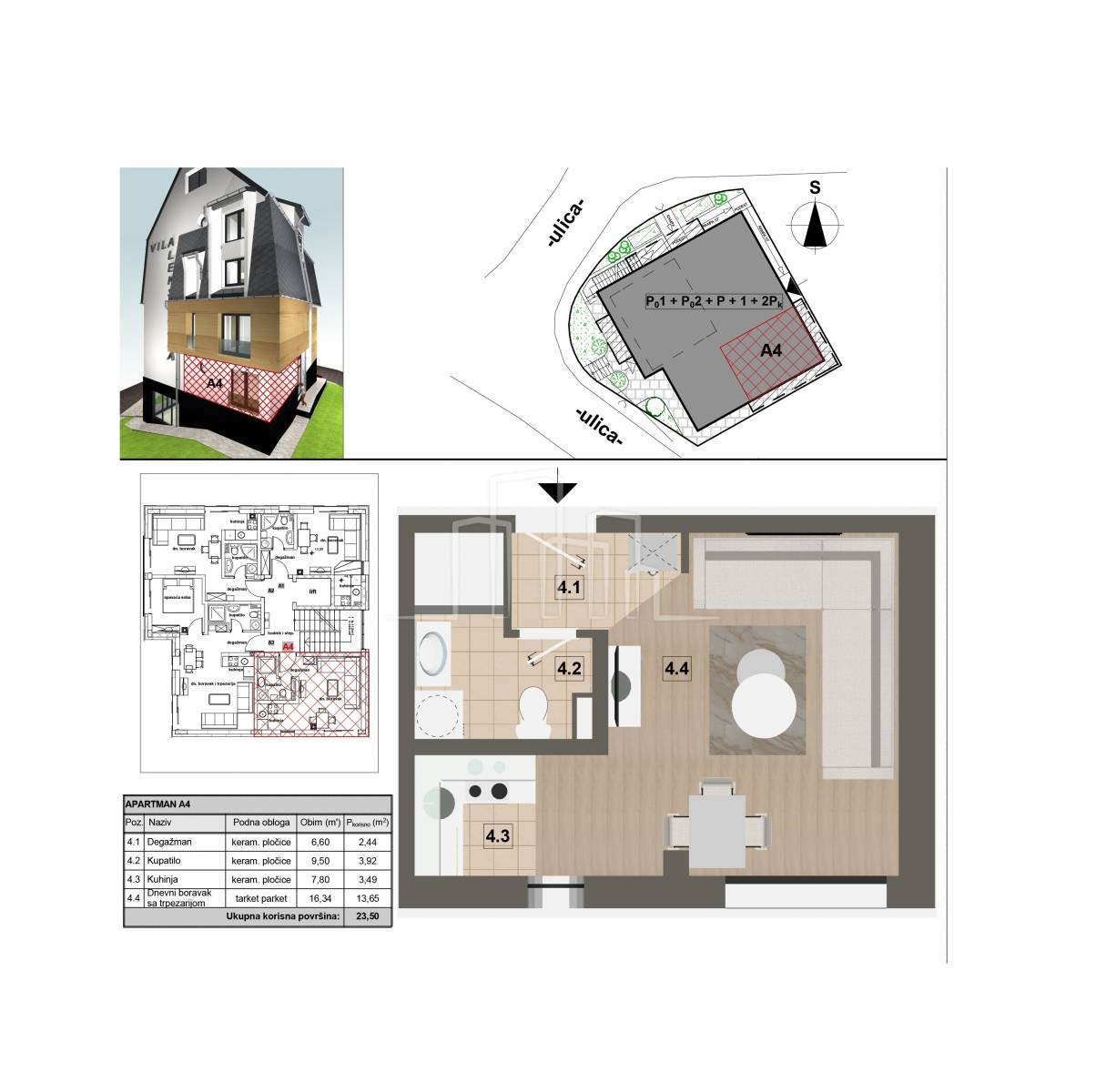 Jahorina studio apartman prodaja nadomak staze Trnovo Snježna Dolina