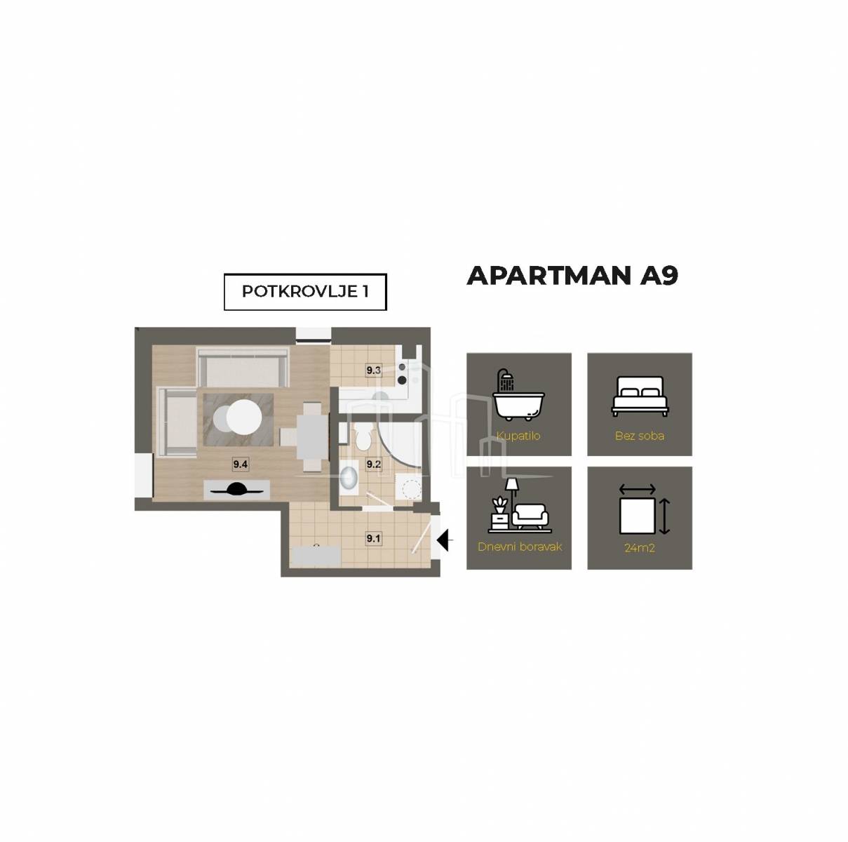 Jahorina novogradnja studio apartman nadomak staze Snježna Dolina Trnovo