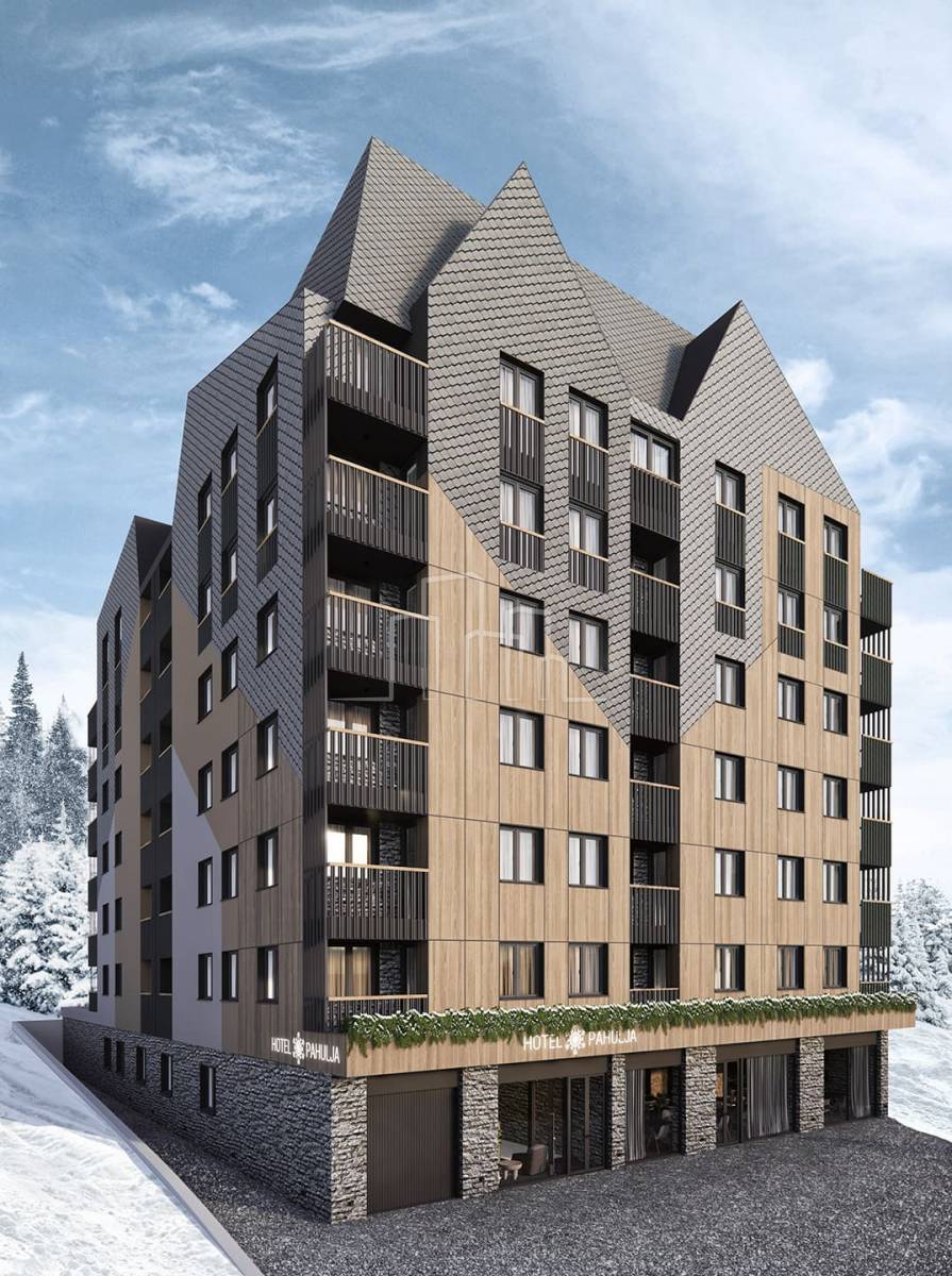 Apartman u izgradnji 42,23m² sprat 1 Jahorina Poljice ApartHotel Pahulja