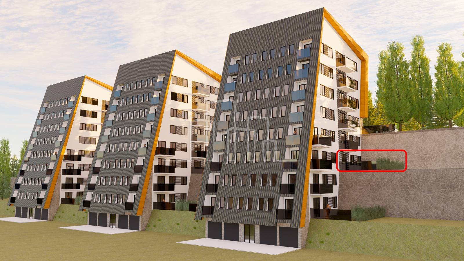 Akcija Apartman 44,5 sa terasom 20m² dvije spavaće Ski Centar Ravna Planina