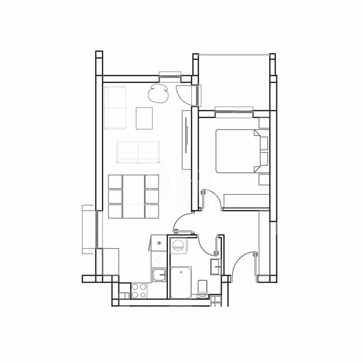 Stanovi sa jednom spavaćom 42 i 44m² Kotor Varoš u izgradnji useljivo kraj 2025