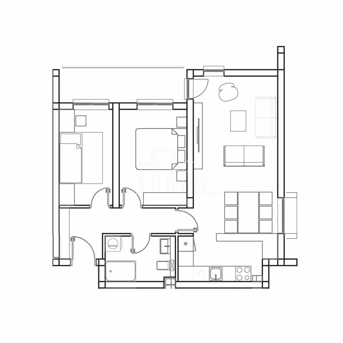 Stanovi sa dvije spavaće 55.5 i 59m² Kotor Varoš u izgradnji useljivo kraj 2025